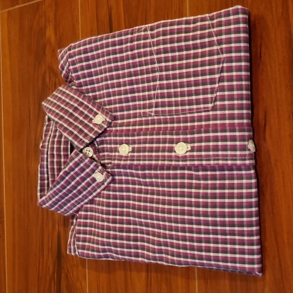 RUUM Toddler Button Down Plaid Size 3 Years